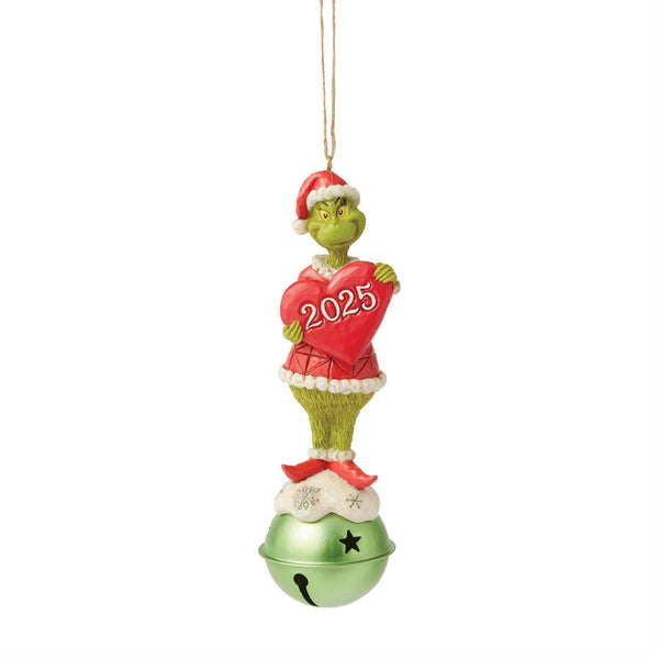 Enesco Jim Shore Dr. Seuss Grinch On Bell 2025 Ornament