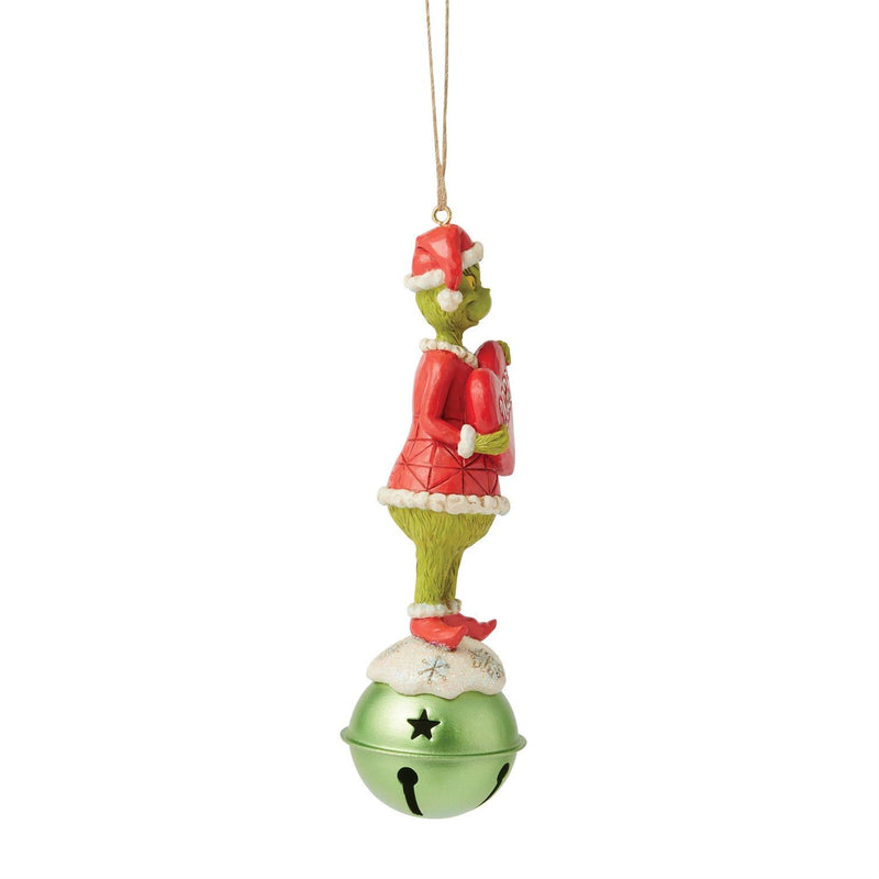 Enesco Jim Shore Dr. Seuss Grinch On Bell 2025 Ornament