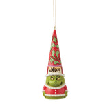Enesco Jim Shore Dr. Seuss Grinch Naughty/Nice Gnome Ornament