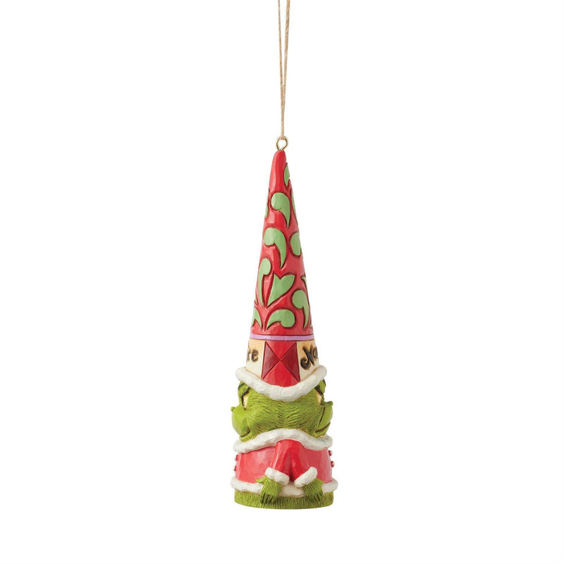 Enesco Jim Shore Dr. Seuss Grinch Naughty/Nice Gnome Ornament
