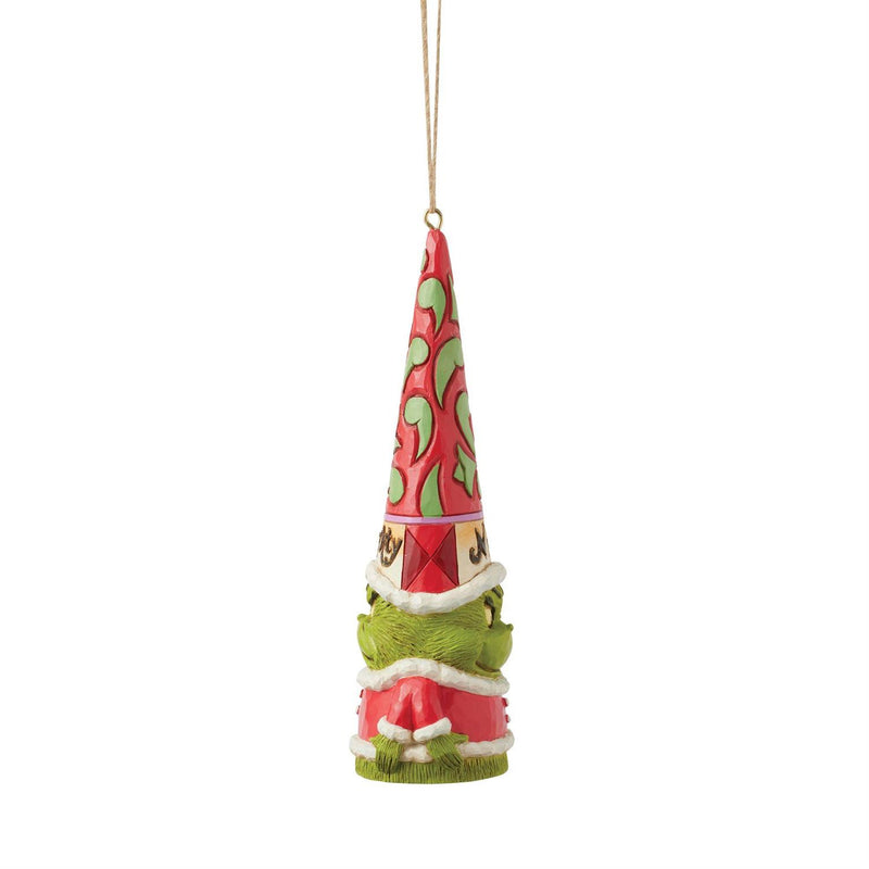 Enesco Jim Shore Dr. Seuss Grinch Naughty/Nice Gnome Ornament