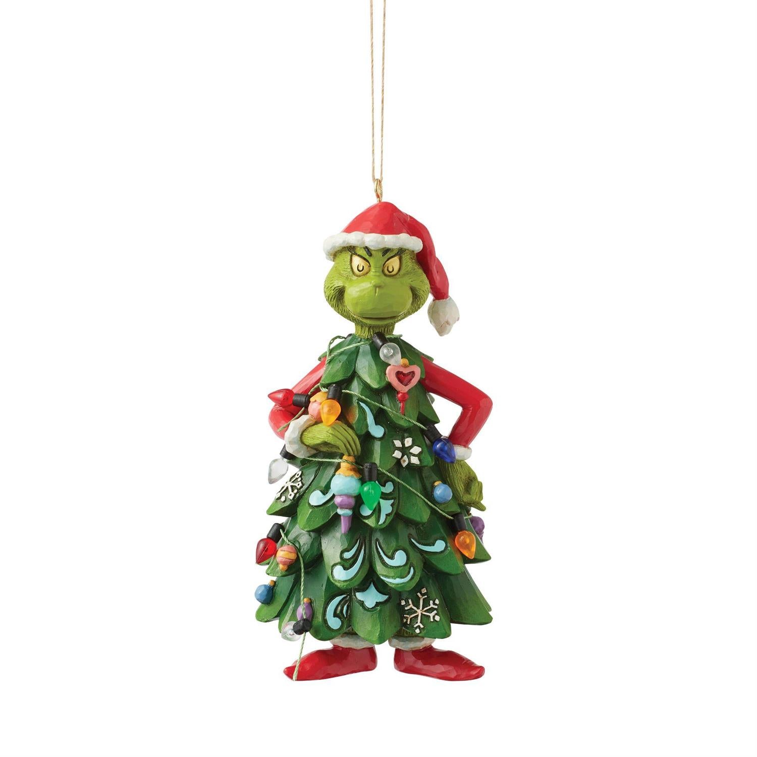 Enesco Jim Shore Dr. Seuss Grinch Dressed As Tree Ornament