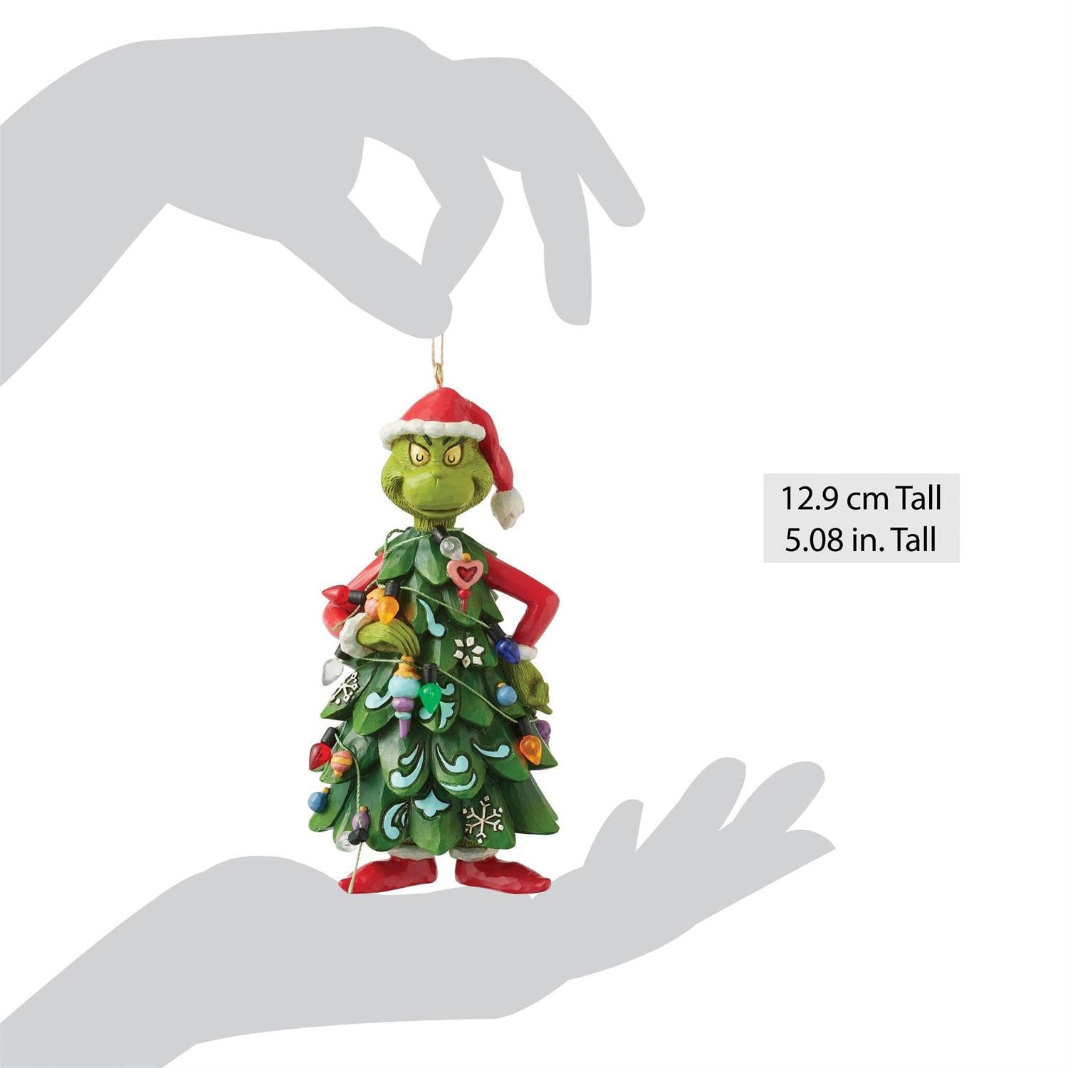 Enesco Jim Shore Dr. Seuss Grinch Dressed As Tree Ornament