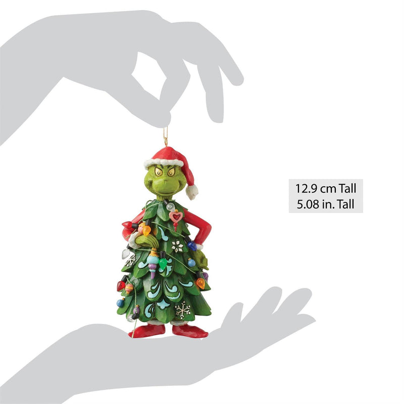 Enesco Jim Shore Dr. Seuss Grinch Dressed As Tree Ornament