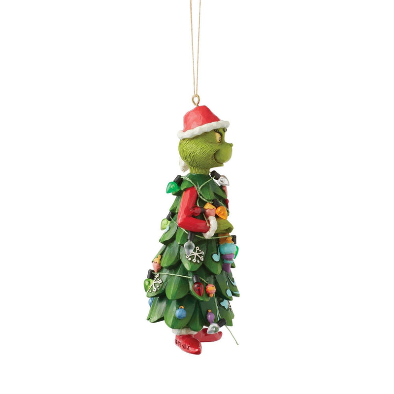 Enesco Jim Shore Dr. Seuss Grinch Dressed As Tree Ornament
