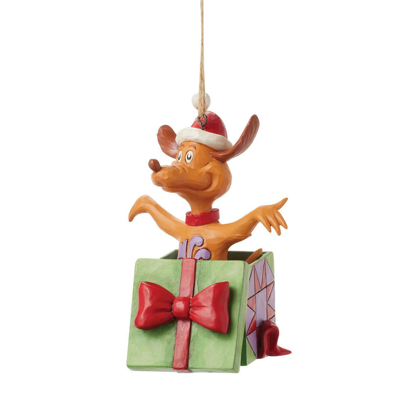 Enesco Jim Shore Dr. Seuss Max In Present Ornament