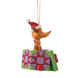 Enesco Jim Shore Dr. Seuss Max In Present Ornament