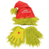Enesco Snowpinion Grinch Santa Hat & Gloves