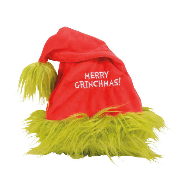 Enesco Snowpinion Grinch Santa Hat & Gloves
