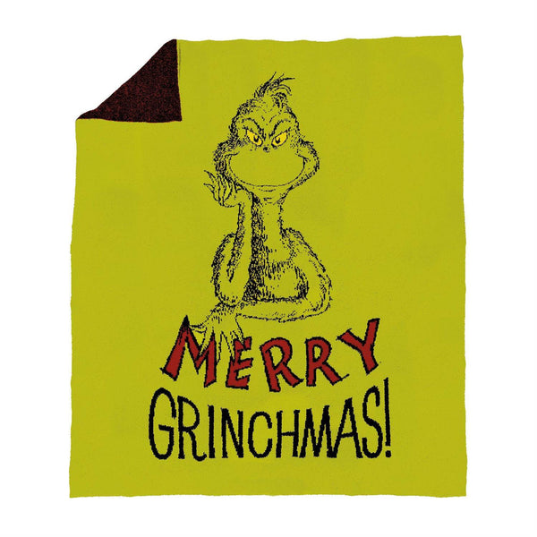 Enesco Snowpinion Merry Grinchmas Soft Blanket