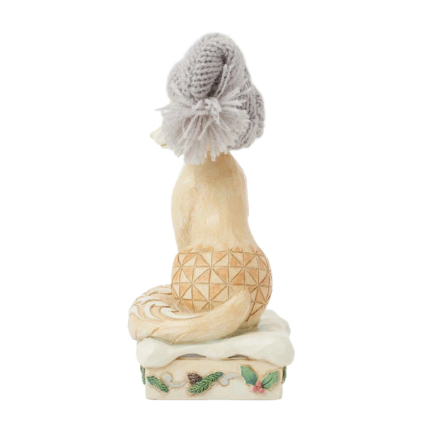 Enesco Jim Shore Heartwood Creek Woodland Fox with Knit Hat Figurine