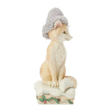 Enesco Jim Shore Heartwood Creek Woodland Fox with Knit Hat Figurine