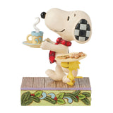 Enesco Peanuts by Jim Shore Snoopy & Woodstock Cookies Figurine