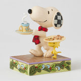 Enesco Peanuts by Jim Shore Snoopy & Woodstock Cookies Figurine