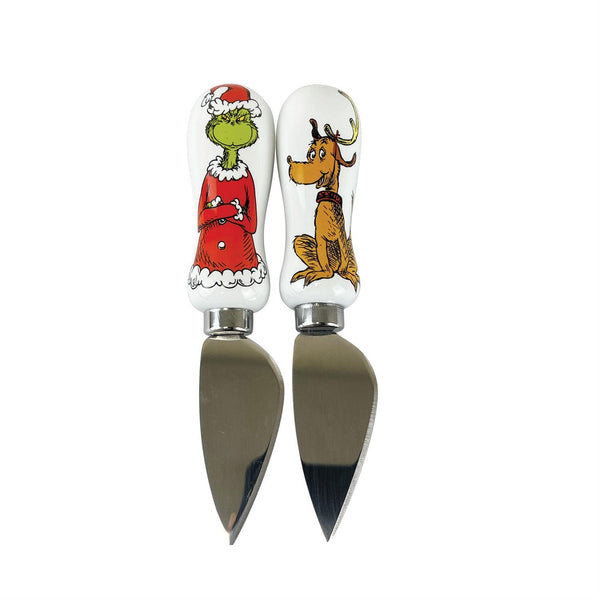 Enesco Studio Brands Grinch & Max Spreaders