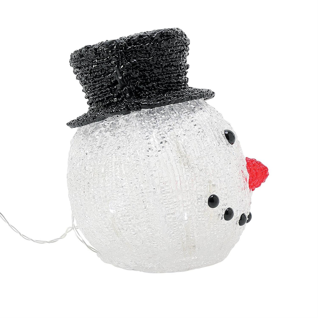 Enesco Christmas Snowman Head LED Decor – ShopCGX