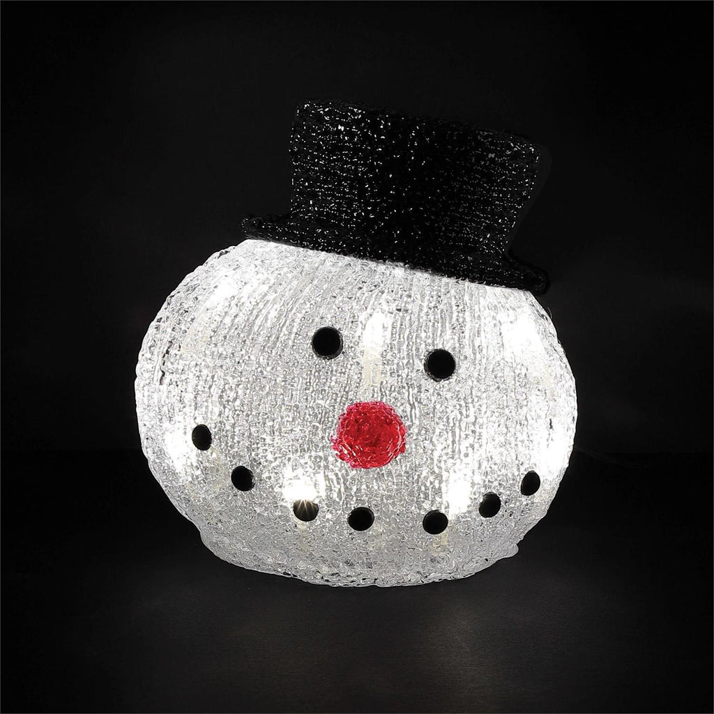 Enesco Christmas Snowman Head LED Decor – ShopCGX
