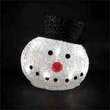 Enesco Christmas Snowman Head LED Decor