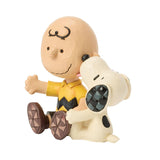 Enesco Peanuts by Jim Shore Charlie Brown with Snoopy Figurine