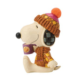 Enesco Peanuts by Jim Shore Snoopy Cozy for Fall with Mug Figurine