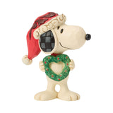 Enesco Peanuts by Jim Shore Snoopy with Heart Wreath Mini Figurine