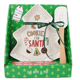Enesco Our Name Is Mud Tree Cookie Plate and Spatula Set