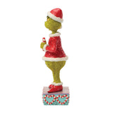 Enesco Jim Shore Dr. Seuss Grinch with Broken Candy Cane Figurine