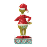 Enesco Jim Shore Dr. Seuss Grinch with Broken Candy Cane Figurine