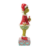Enesco Jim Shore Dr. Seuss Grinch with Broken Candy Cane Figurine