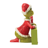 Enesco Jim Shore Dr. Seuss Grinch with Rotating Messages Figurine