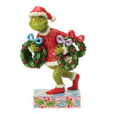 Enesco Jim Shore Dr. Seuss Grinch with Multiple Wreaths Figurine