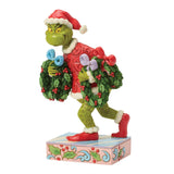 Enesco Jim Shore Dr. Seuss Grinch with Multiple Wreaths Figurine