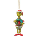 Enesco Jim Shore Dr. Seuss Grinch with Dated 2026 Wreath Ornament