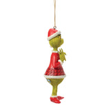 Enesco Jim Shore Dr. Seuss Grinch with Heart Hands Ornament