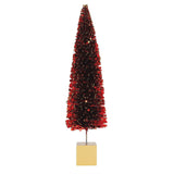 Enesco Christmas Red Sequin Tree Figurine