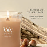 WoodWick Hazelnut Roast Medium Hourglass Candle - 9.7 oz.