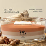 WoodWick Hearth Spice Trilogy Ellipse Candle - 16 oz.