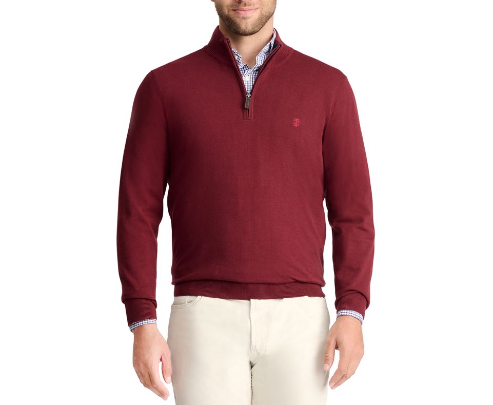 IZOD Mens Jersey 1/4 Zip Sweater – ShopCGX