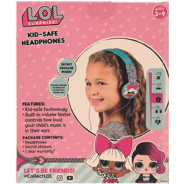 L.O.L. Surprise! Children's Noise-Canceling Over-Ear Headphones