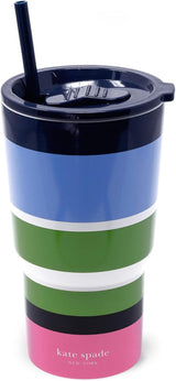 Kate Spade Sunny Day Stripe Stainless Steel 20 Oz. Tumbler