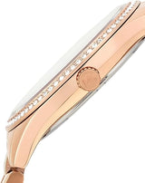 Michael Kors Lauryn Stainless Steel Rose Gold-Tone Bracelet Watch