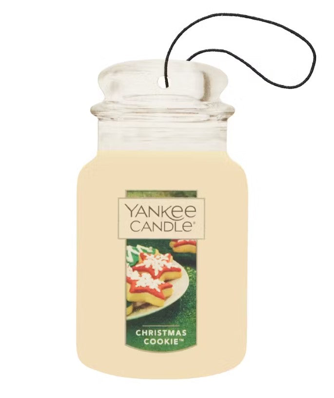 Yankee Candle Christmas Cookie Car Jar Car Freshener