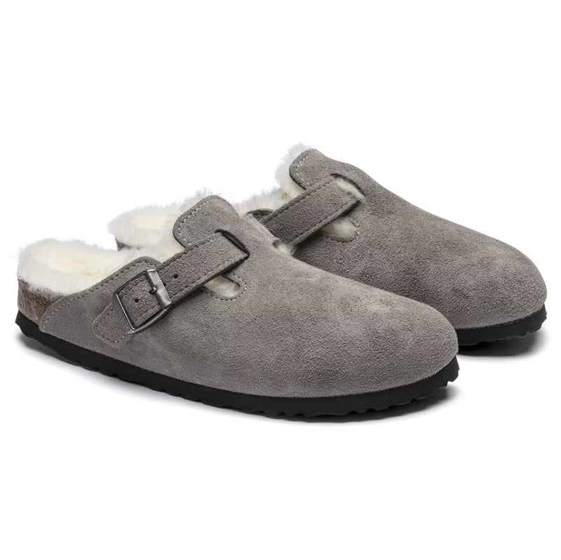 Birkenstock Womens Boston Shearling Clog - Regular/Wide
