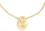 Coach Signature Puffy Heart Linear Bracelet