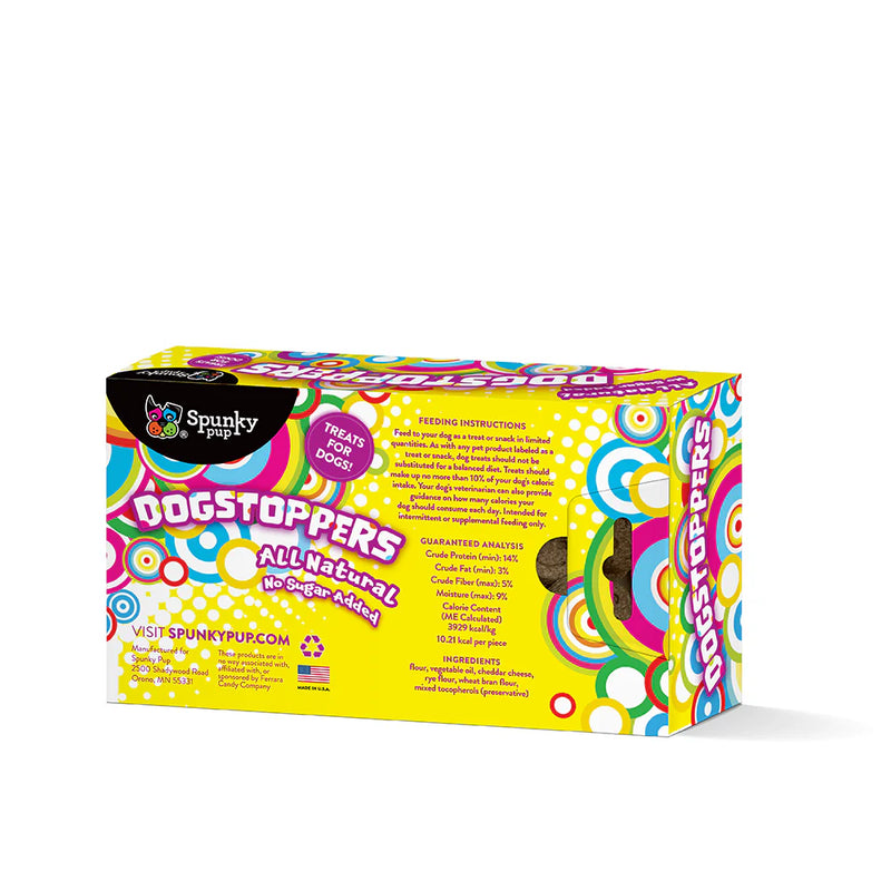 Spunky Pup Dogstoppers Crunchy Biscuit Cheese Dog Treats - 5 oz.