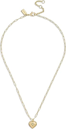 Coach Iconic Heart Pendant Necklace - Gold-Plated