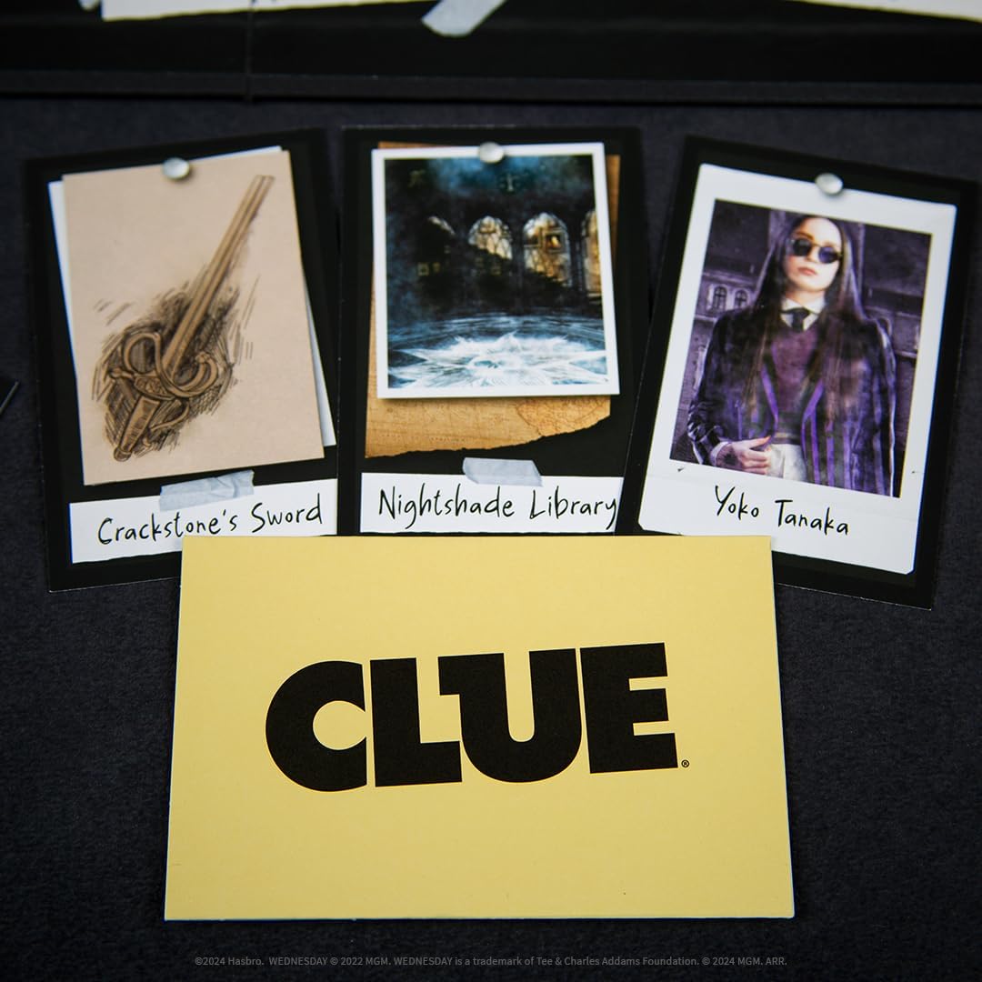 CLUE Wednesday Classic Board Game Inspired by The Netflix Original Series