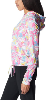 Columbia Womens Summerdry Long Sleeve Printed Hoodie Sweatshirt