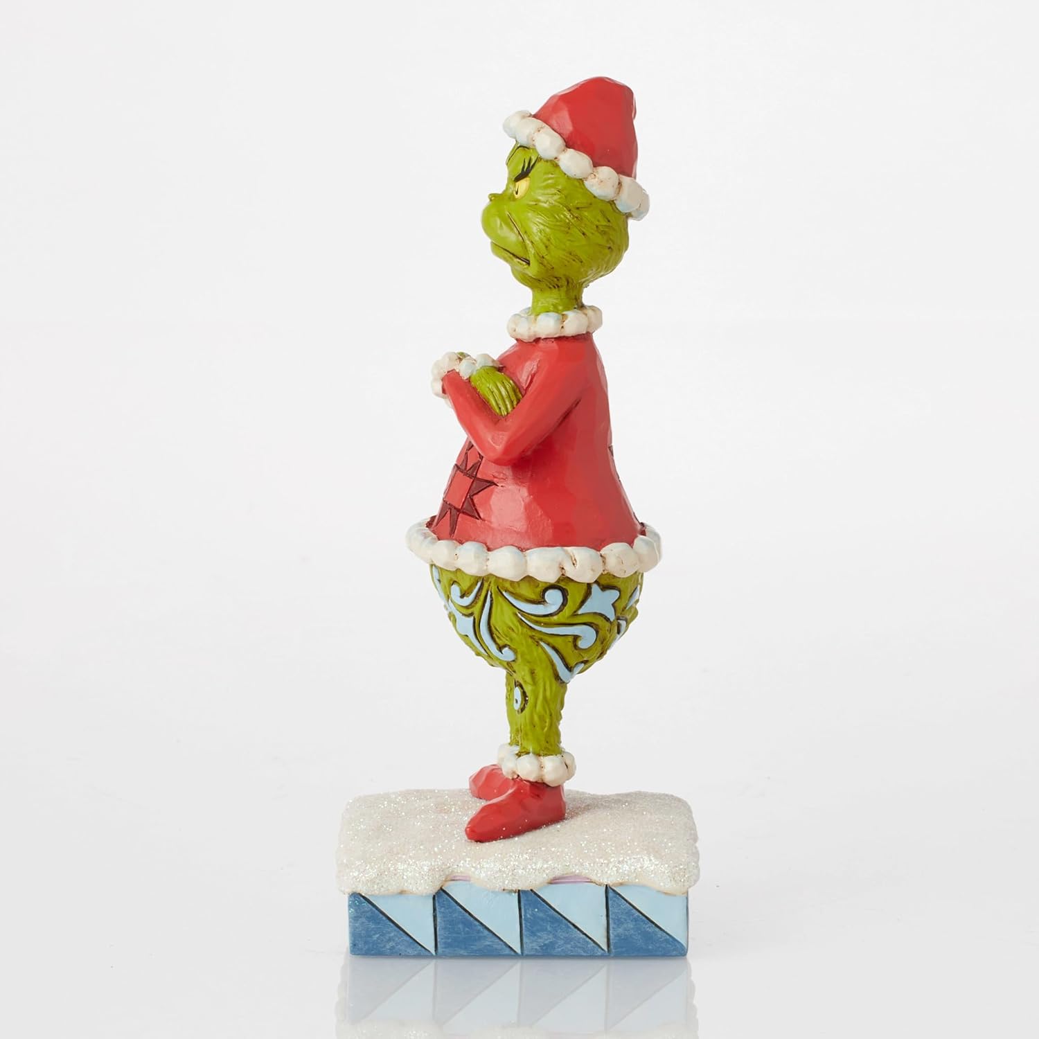 Enesco Jim Shore Grinch by Mean Santa Grinch Stole Christmas Figurine