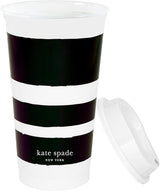 Kate Spade Dots & Stripes Reusable Travel Tumbler Set - 4-Piece